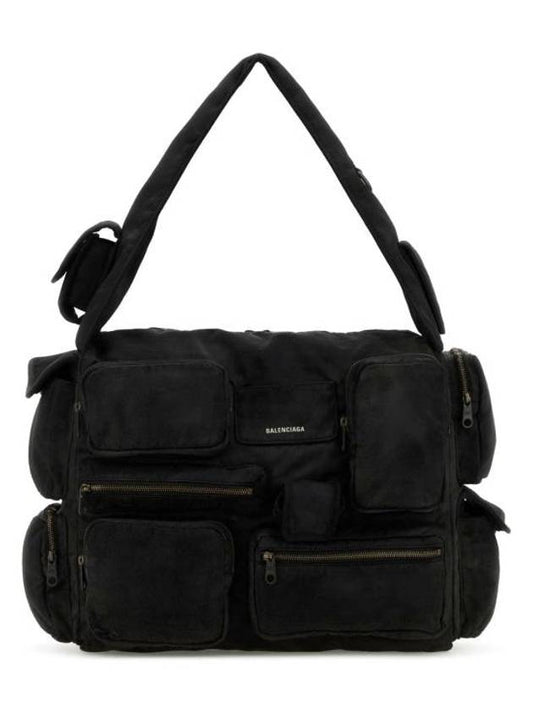 Luxury Balenciaga Trending 2025 Superbusy Large Cross Bag Black