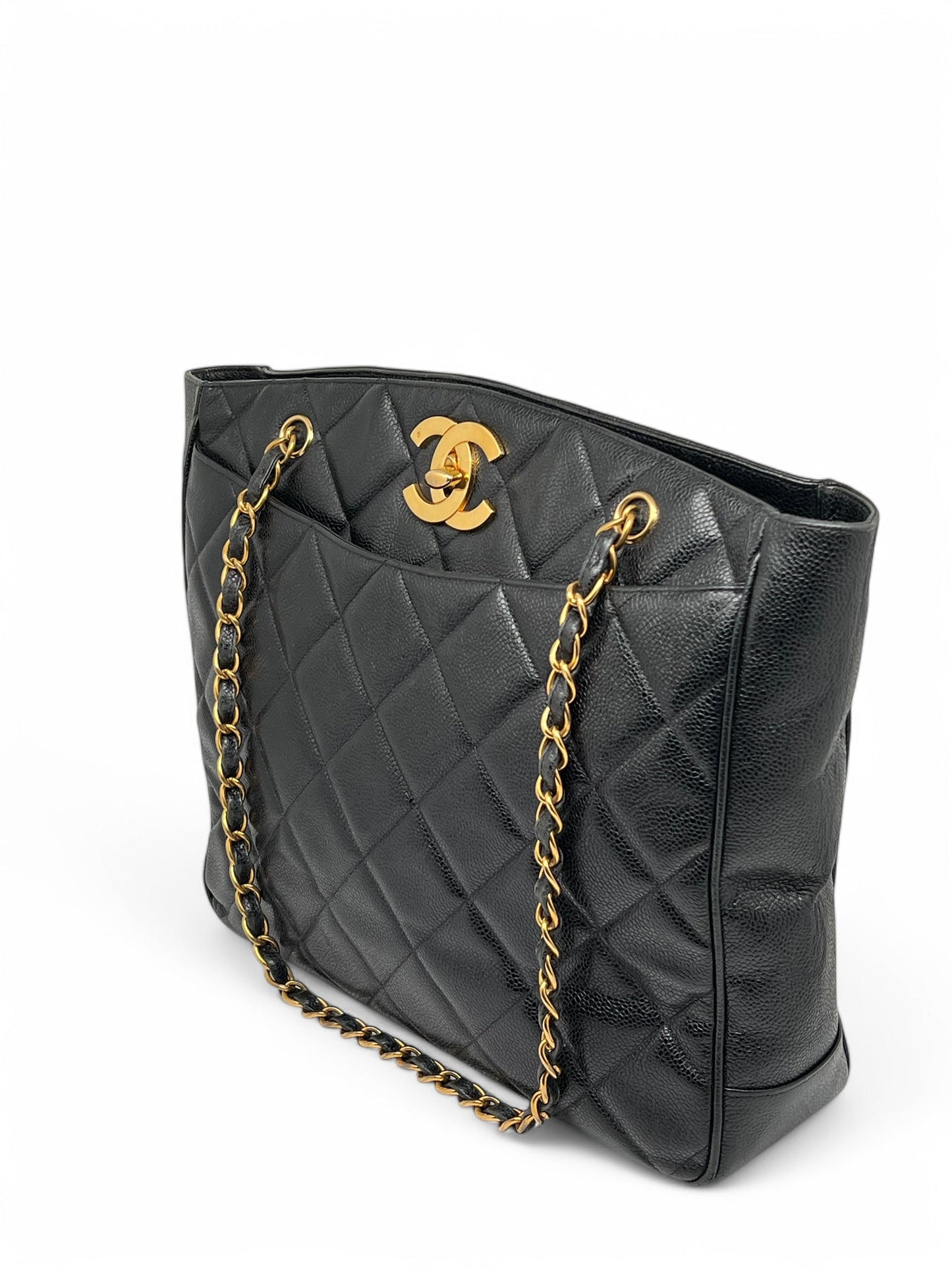 Chanel - Sac matelassé cuir caviar