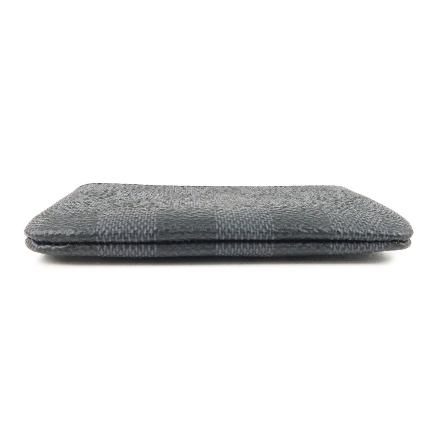 Louis Vuitton Damier Graphite Pochette Cles Coin Case Black N60155