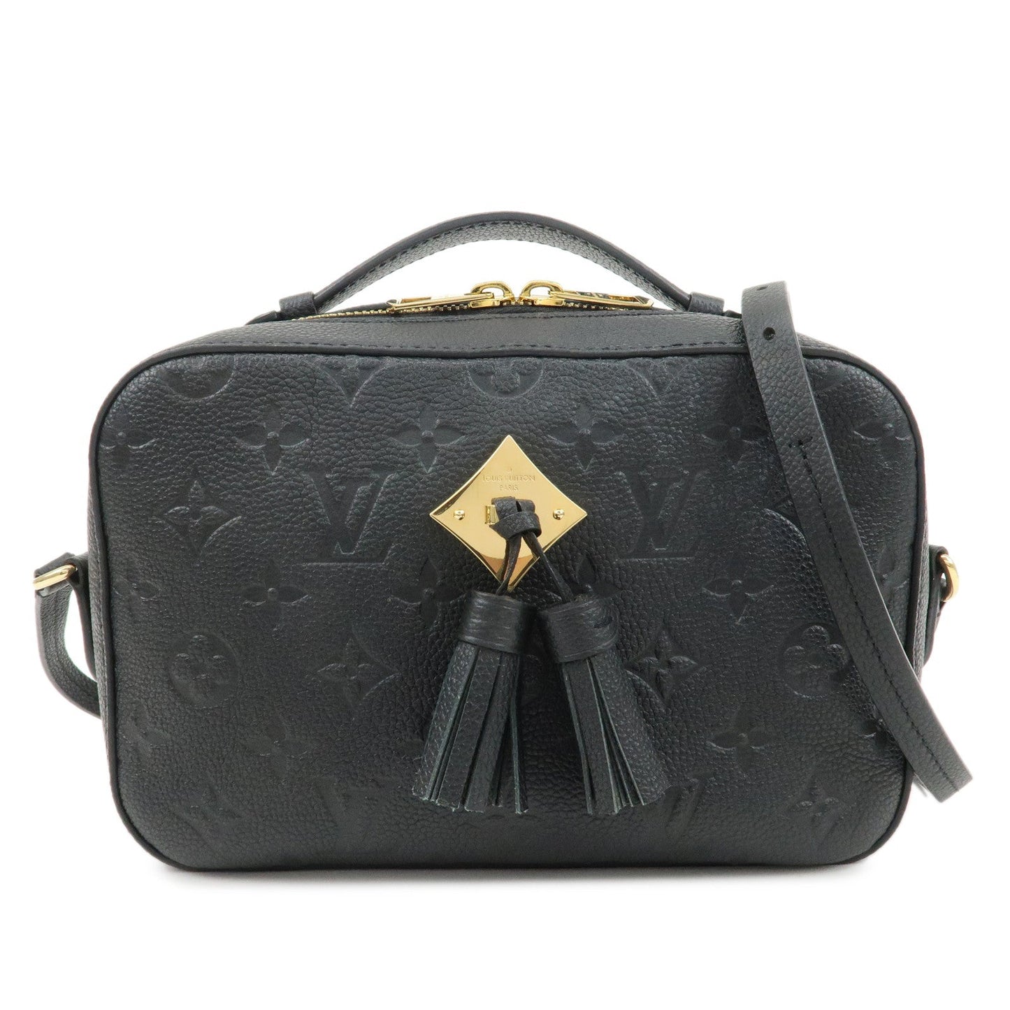 Louis Vuitton Monogram Empreinte Saintonge ShoulderBag M44593 Noir  d