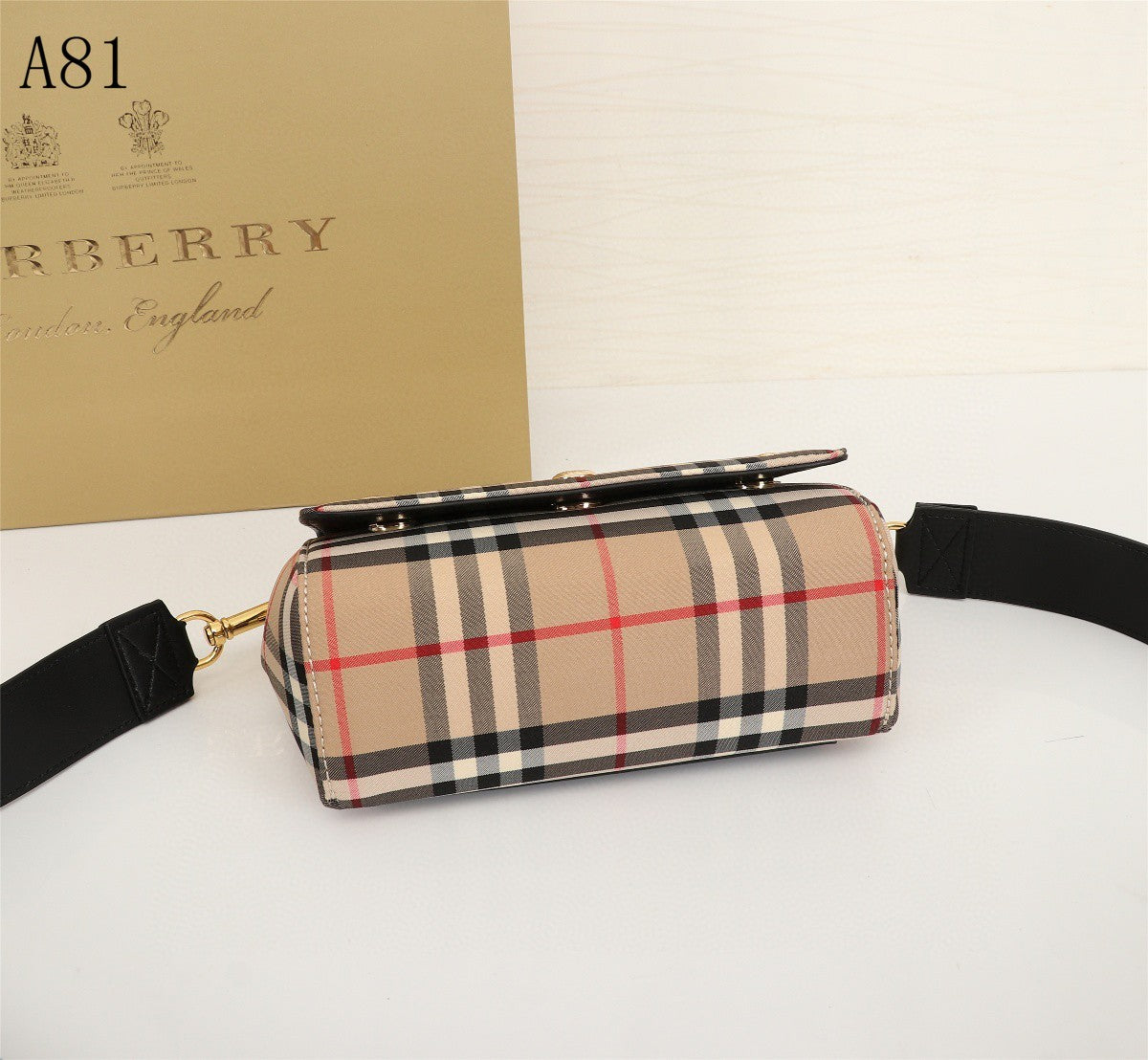 Top Quality  Check And Small Crossbody Bag Archive Beige For Women, Bags 7.1in/18cm 80264541