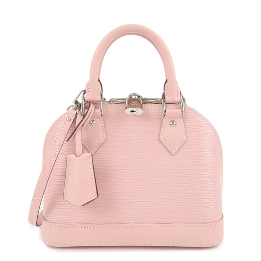 Louis Vuitton Epi Alma BB 2Way Hand Bag Rose Ballerine M41327  d