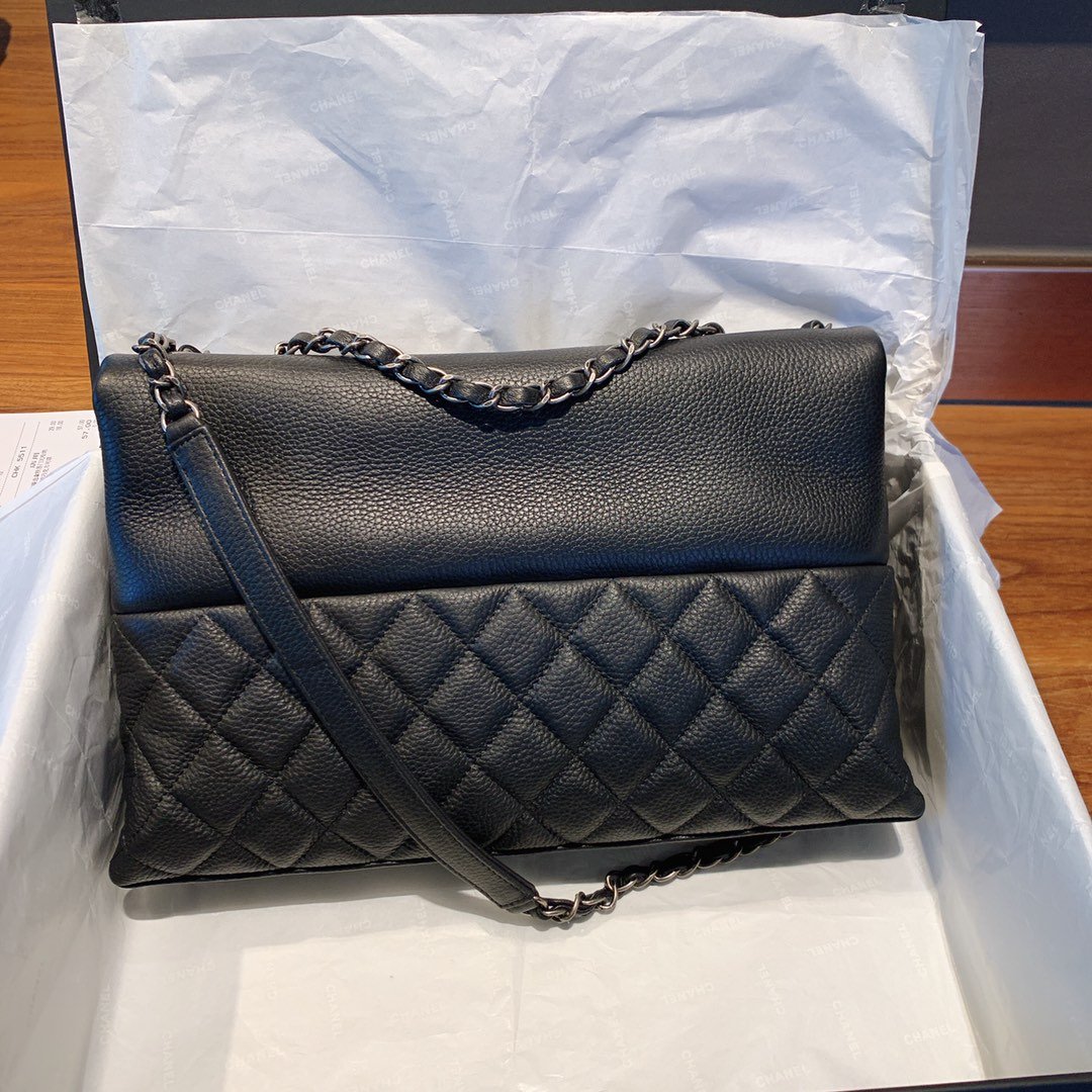 CHLFlap Bag With Top Handle Black Bag For Women 32cm/12.5in