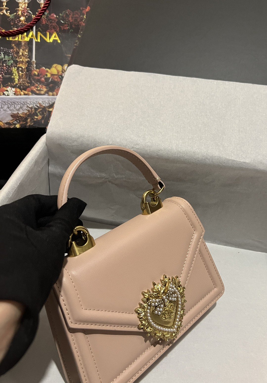 Top Quality Small Devotion Bag In Plain Pale Pink For Women 7.5in/19cm Top Quality Top Quality6711AV89380412