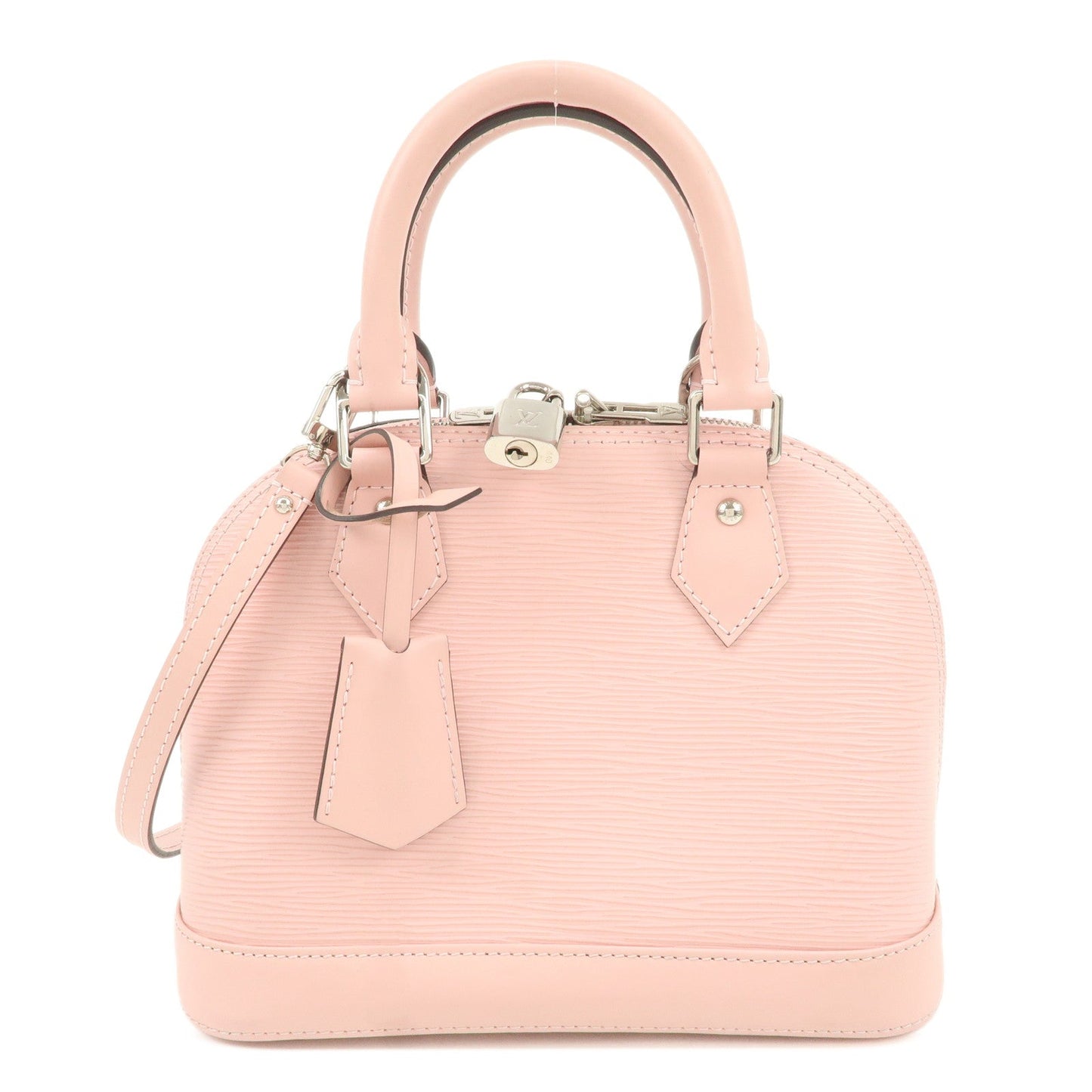 Louis Vuitton Epi Alma BB 2Way Hand Bag Rose Ballerine M41327  d