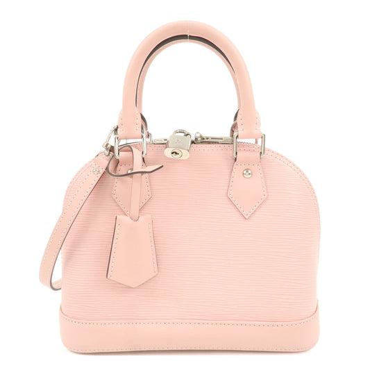 Louis Vuitton Epi Alma BB 2Way Hand Bag Rose Ballerine M41327  d