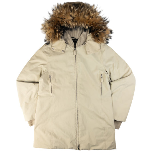 Prada Sport Fur Hood Goretex Jacket Women's Size L