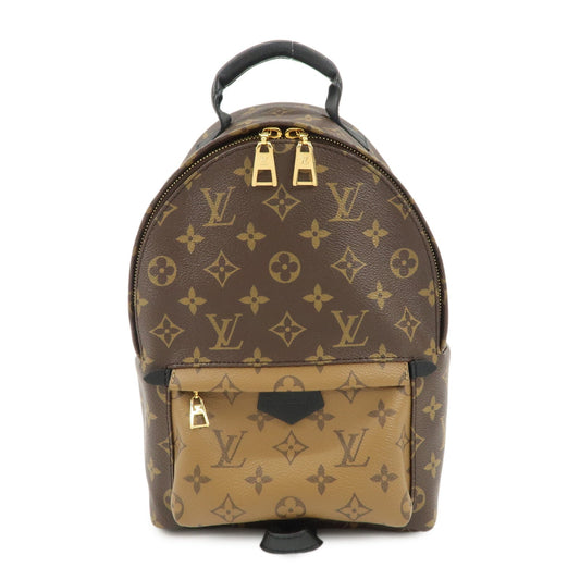 Louis Vuitton Monogram Reverse Palm Springs PM Back Pack M44870  d
