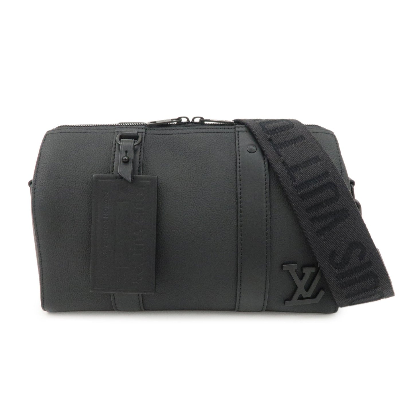 Louis Vuitton Aerogram City Keep All Hand Bag 2way Bag Noir M59255  d