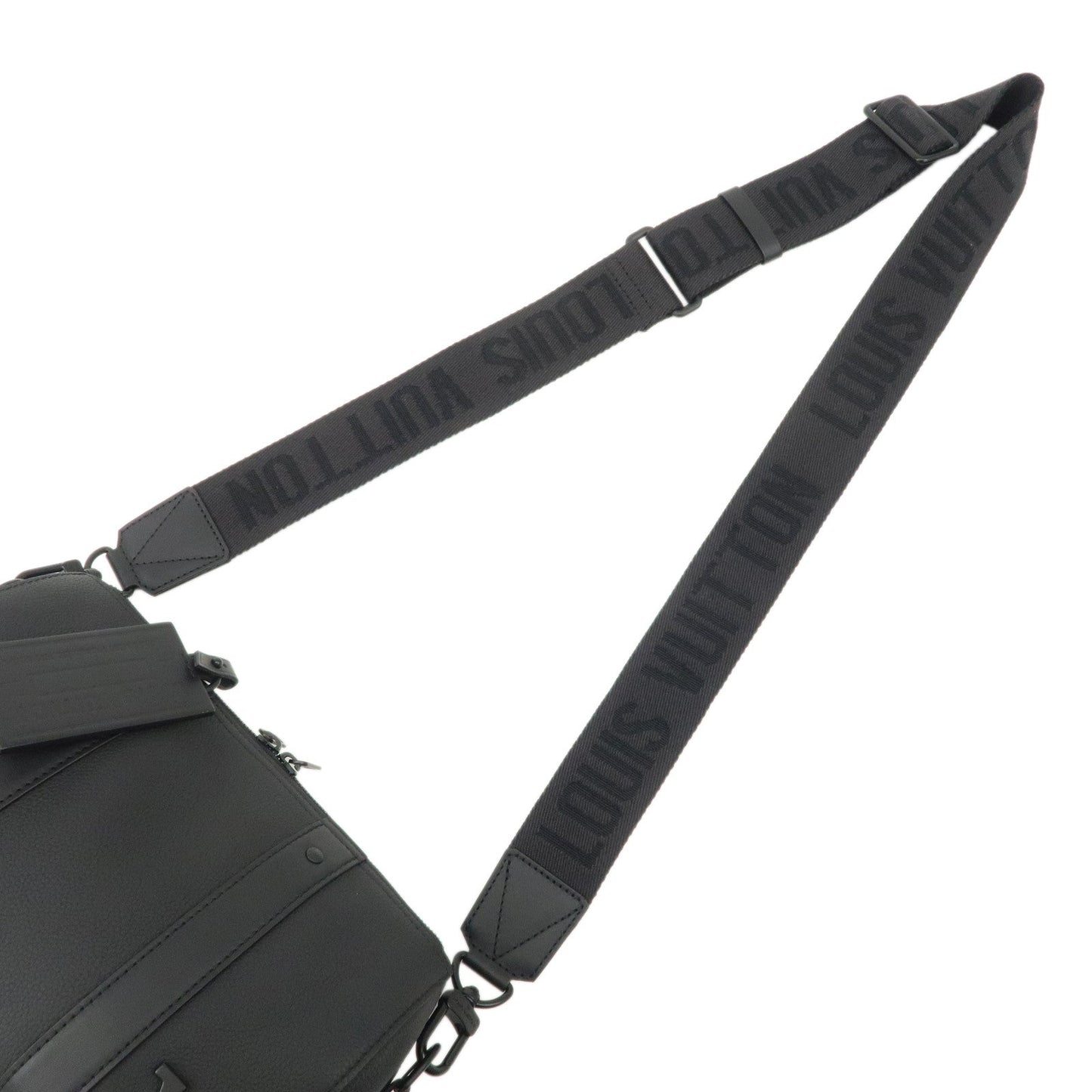 Louis Vuitton Aerogram City Keep All Hand Bag 2way Bag Noir M59255  d