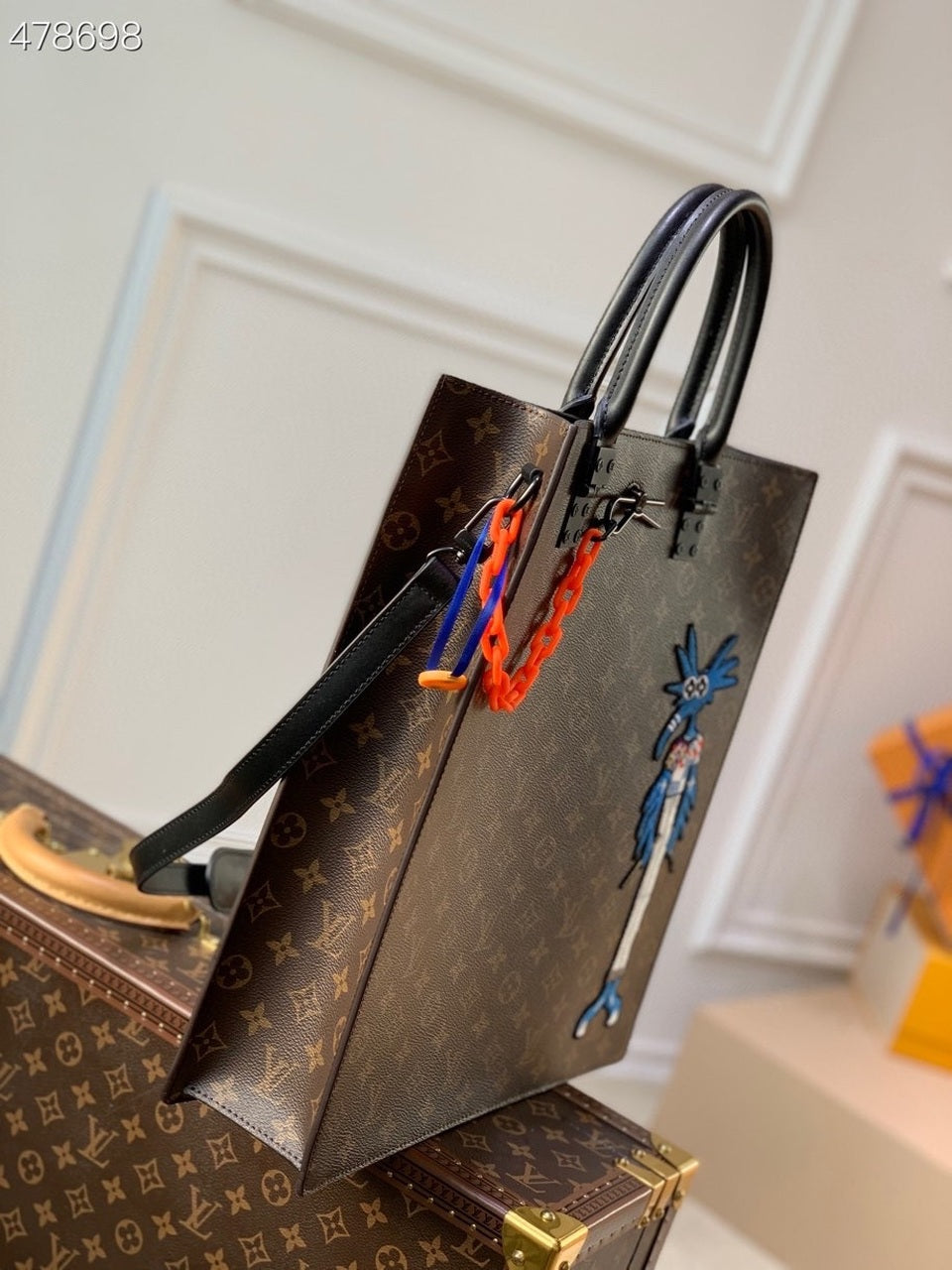 Top Quality Sac Plat Bag Monogram Canvas By Virgil Abloh For Women, WoBags 14.1in/36cm Top Quality M45667