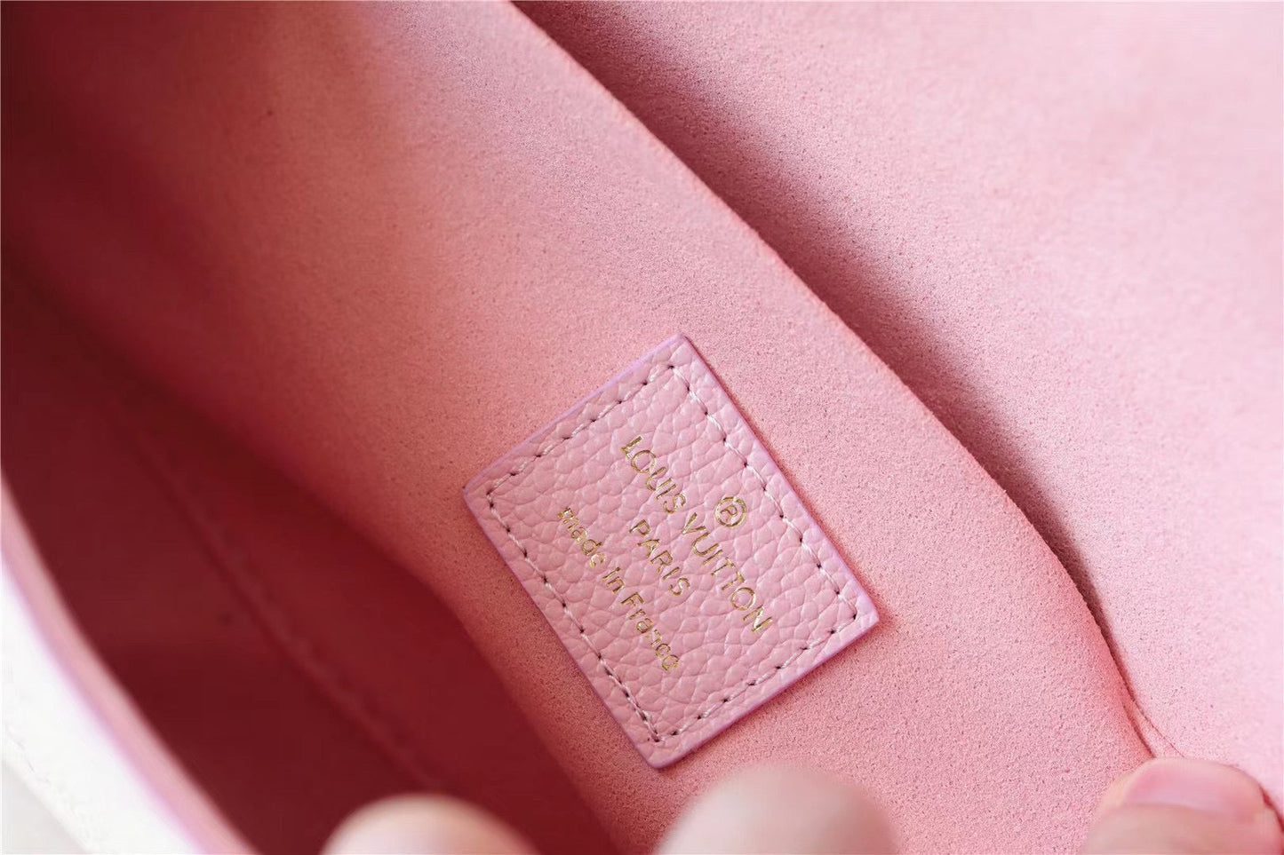 Top Quality Pochette Felicie Monogram Empreinte Rose Poudre Pink For Women,  Shoulder And Crossbody Bags 21cm/8.3in Top Quality M67856