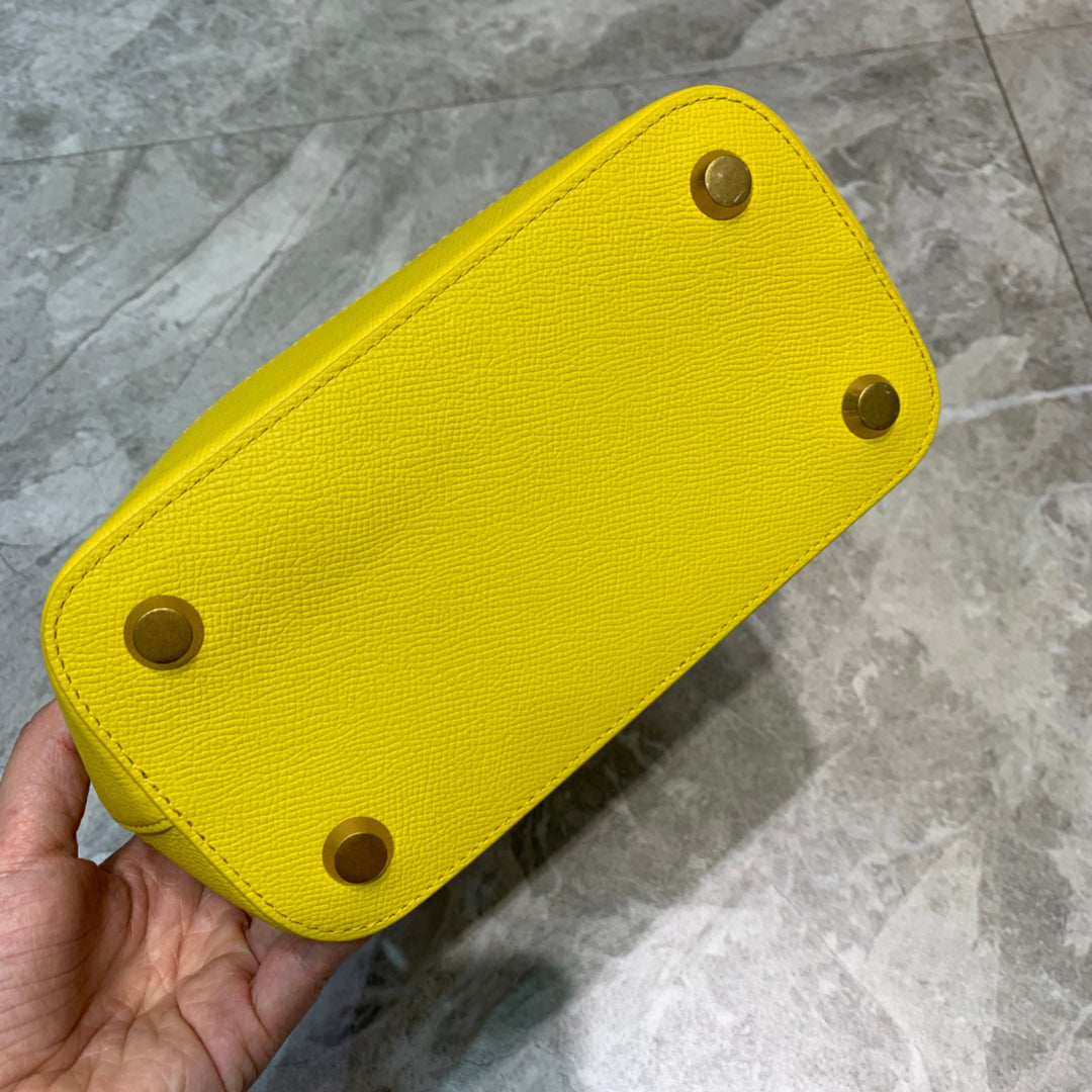 Top Quality Ville XXS Tote Bag In Yellow, For Women,  Bags 8.3in/21cm