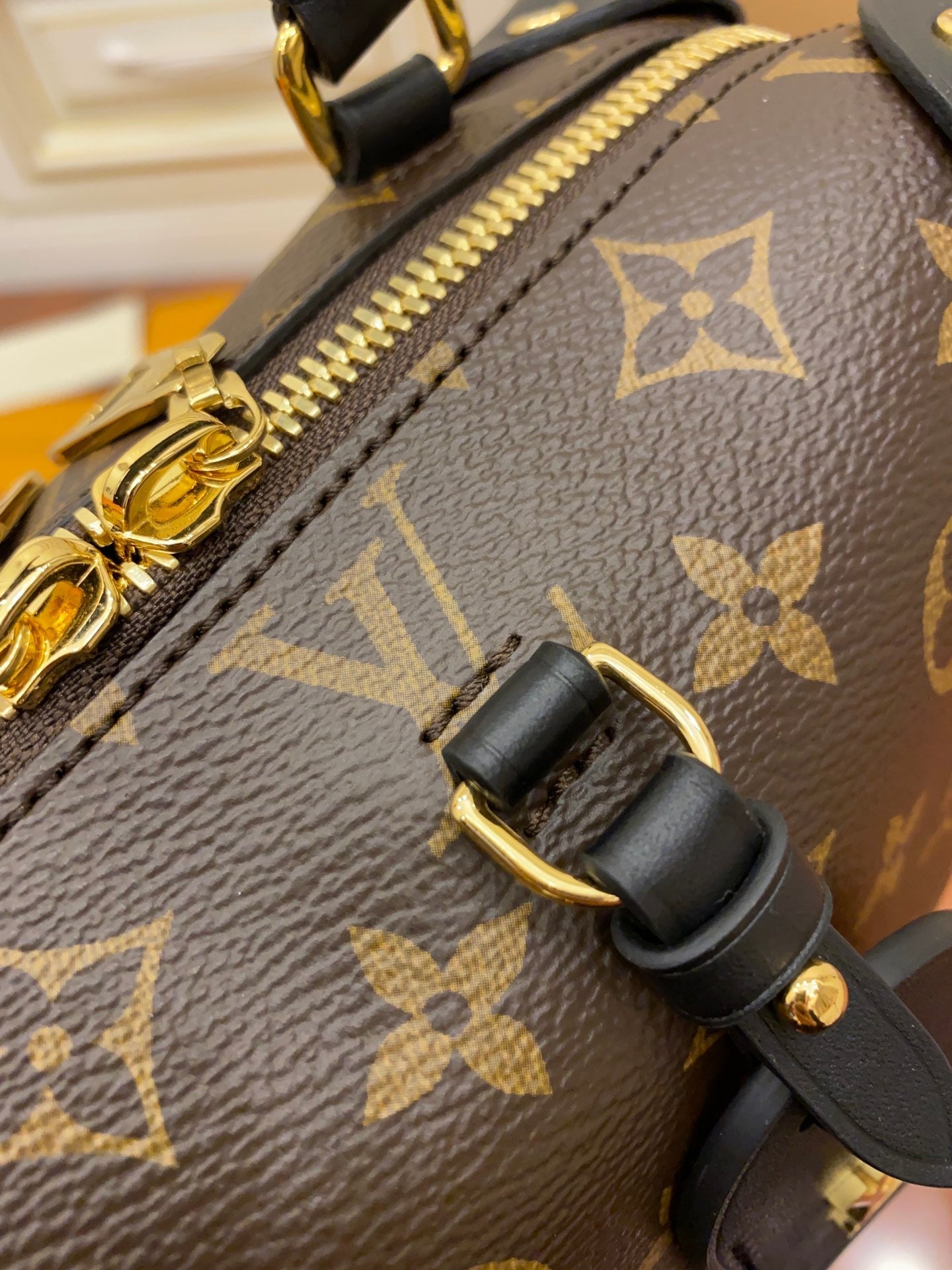 Top Quality Petite Malle Souple Monogram Canvas Black For Women, WoHandbags 7.9in/20cm Top Quality M45571