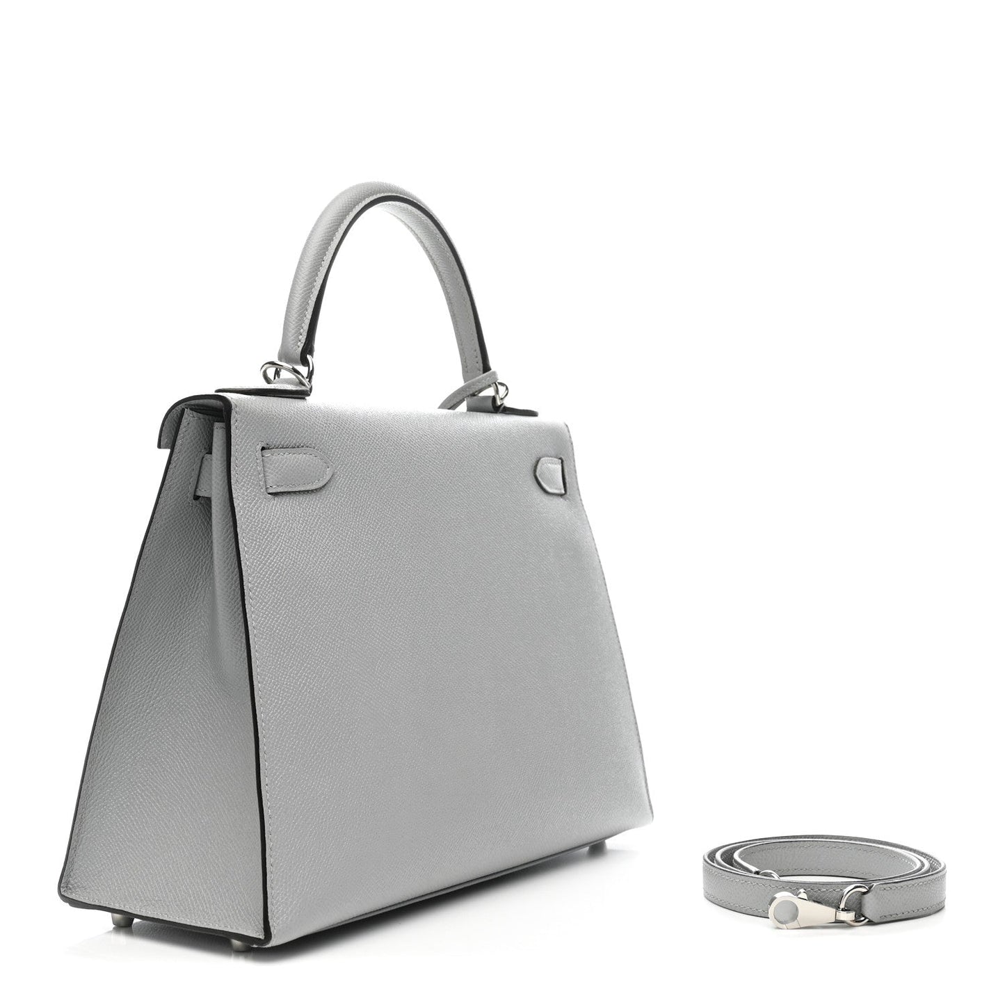 Hermes Epsom Kelly Sellier 28 Bleu Glacier