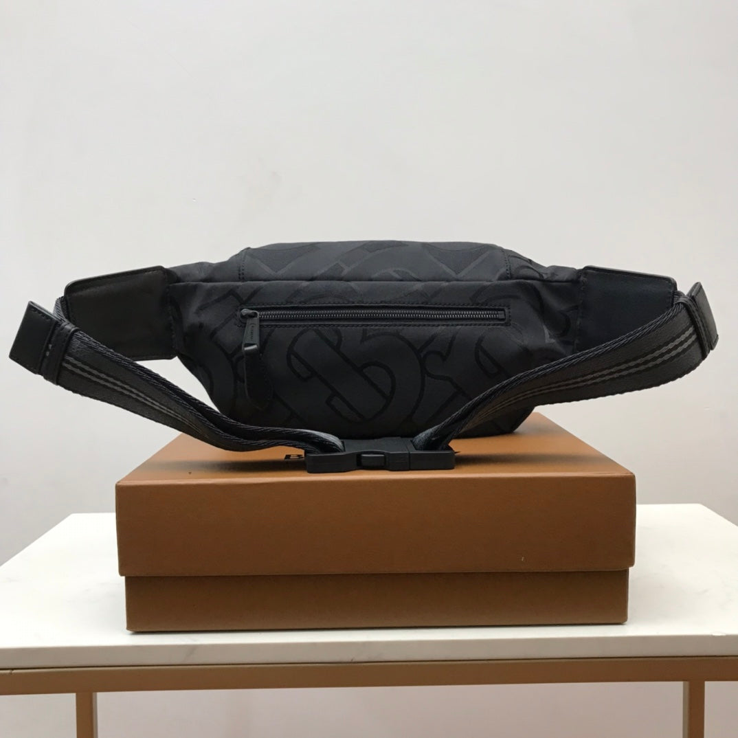 Top Quality Monogram Recycled Polyester Sonny Bum Bag Black For Men, Bags 12.2in/31cm