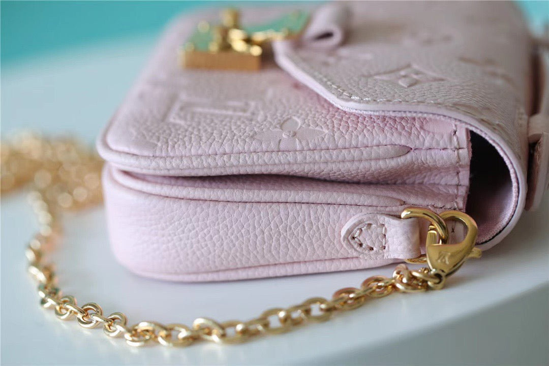 Top Quality Micro Metis Monogram Empreinte Pink For Women, Womens Handbags, Shoulder And Crossbody Bags 5.5in/14cm Top Quality M81389