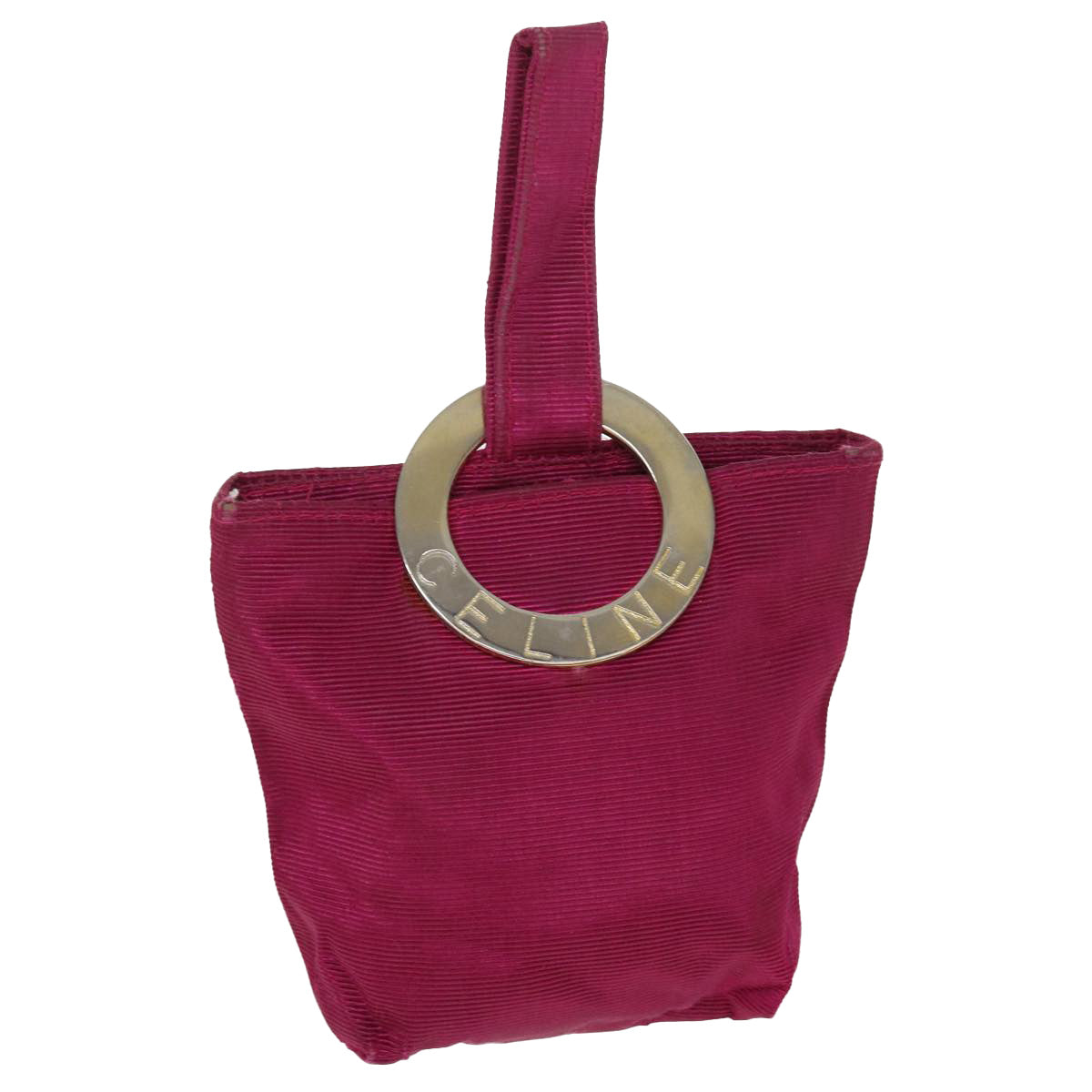 Luxury CELINE Pouch Nylon Pink  39620