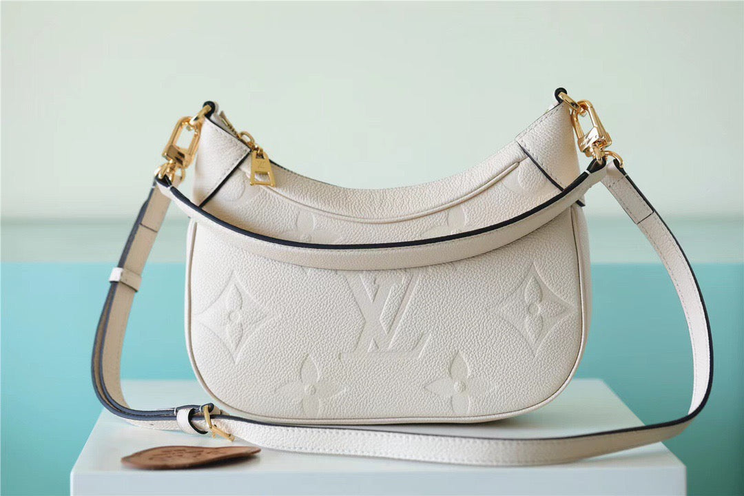 Top Quality Bagatelle Monogram Empreinte Creme Beige For Women,  Shoulder And Crossbody Bags 22cm/8.7in Top Quality M46099