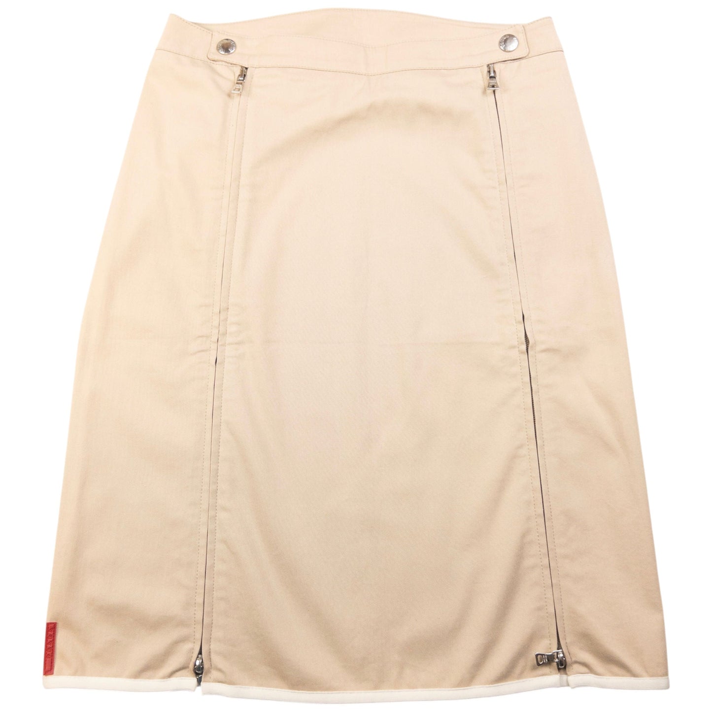 Prada Sport Full Zip Skirt Womens Size W27
