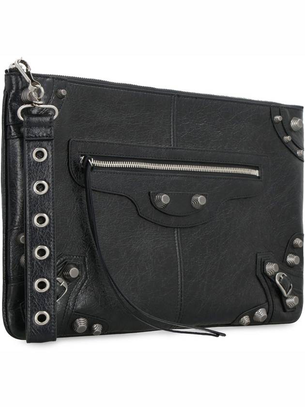 Luxury Balenciaga Trending 2025 Le Cagole Large Clutch Bag Black