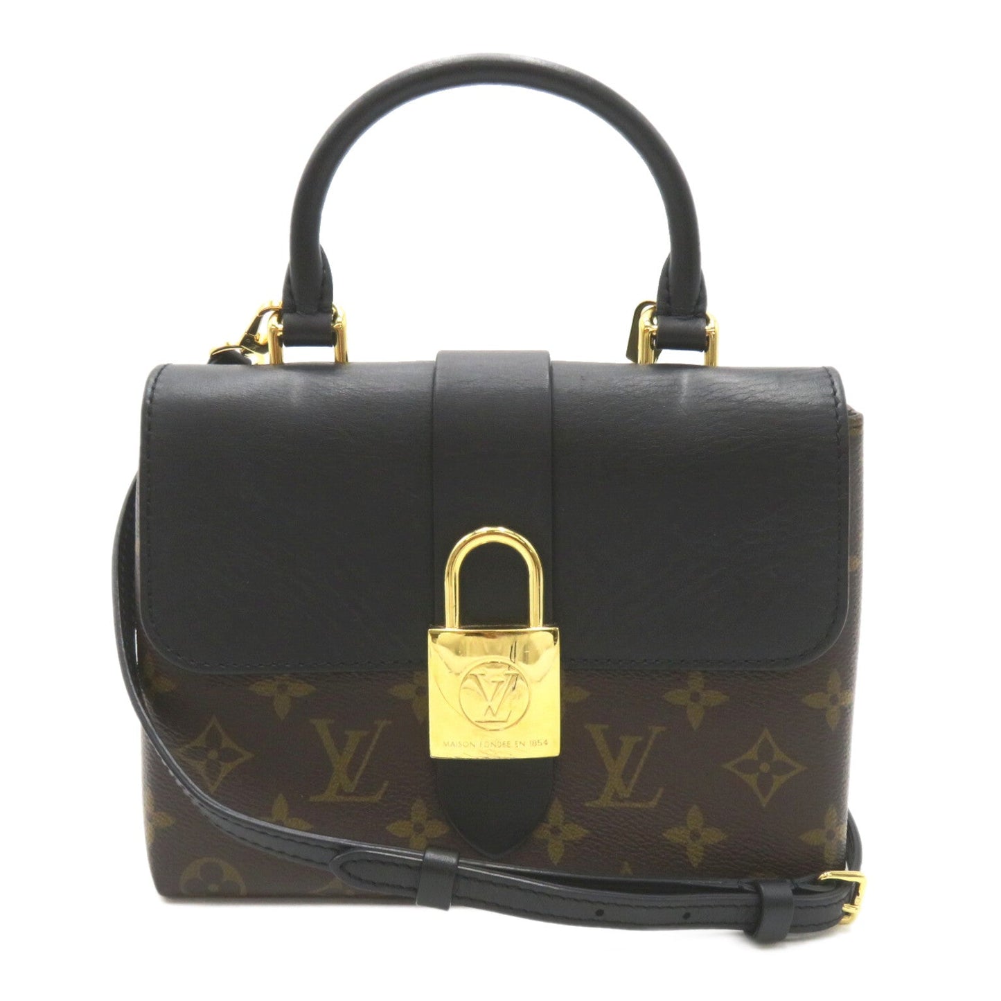 Louis Vuitton LOUIS Vuitton BB 2w Shoulder Bag 2way Shoulder Bag PVC Coated Canvas Leather Monogram  Brown / Black M44141