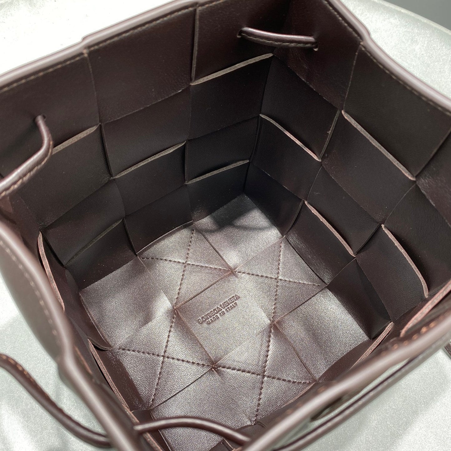 Top Quality Mini Cassette Bucket Bag Purple, For Women, Bags 5.5in/14cm