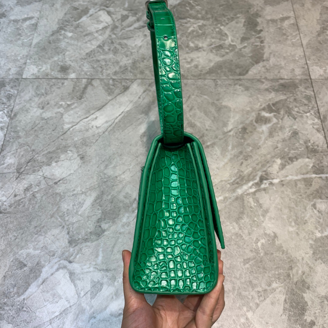 Top Quality Hourglass Handbag In Green, For Women,  Bags 9.8in/25cm