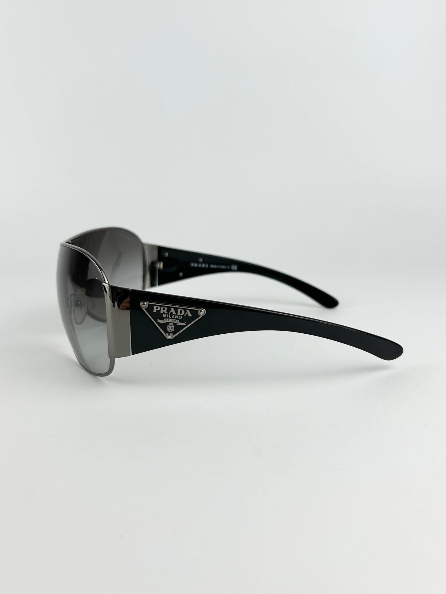 Prada Milano Oversized Shield Sunglasses