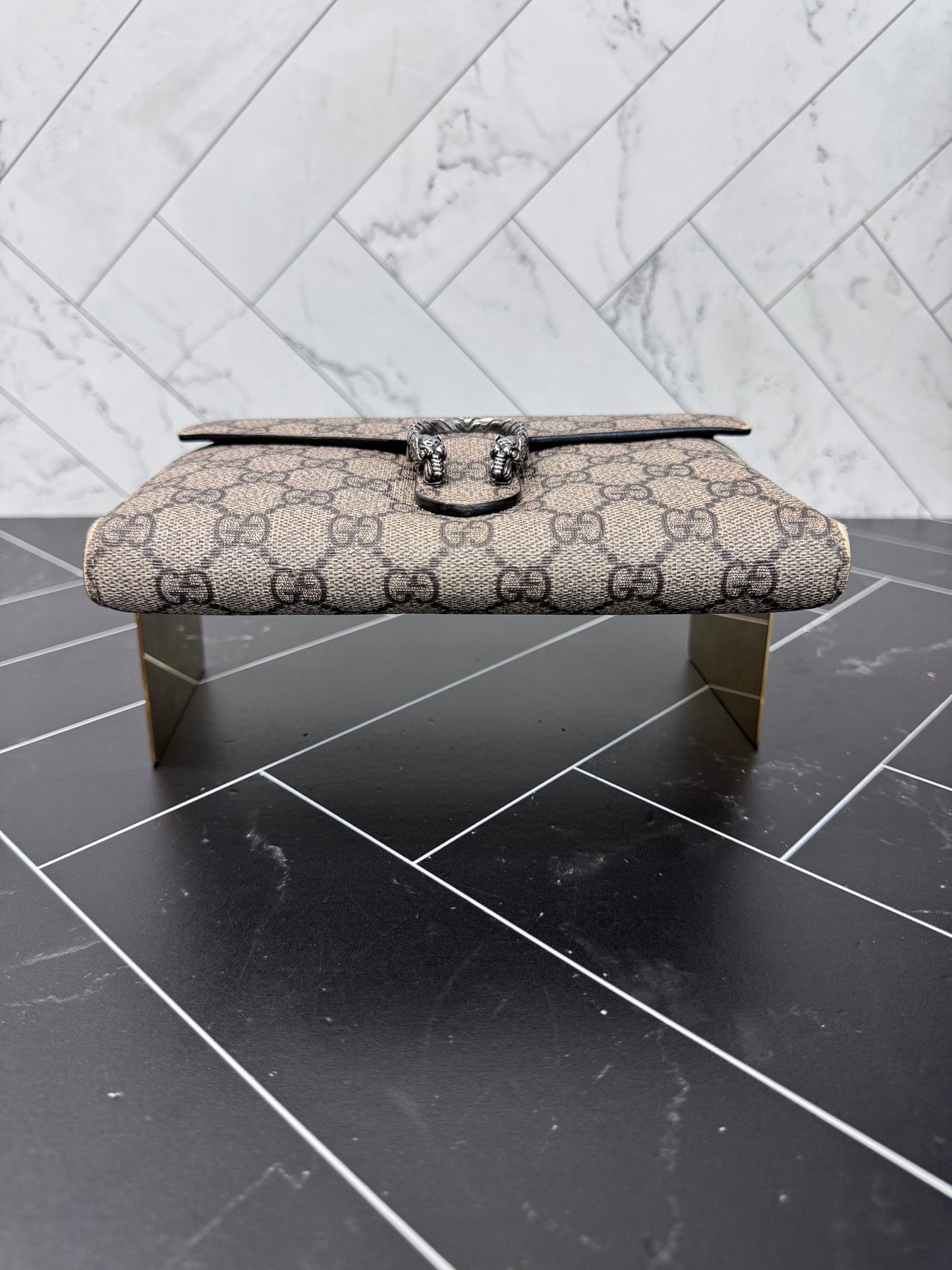 Gucci Supreme Dionysus Wallet on a Chain Crossbody Bag