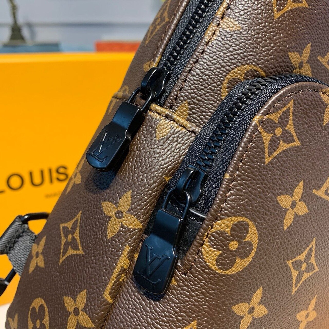 Top Quality Avenue Sling Bag Monogram Canvas For Men, Bag, Crossbody Bags 12.2in/31cm Top Quality