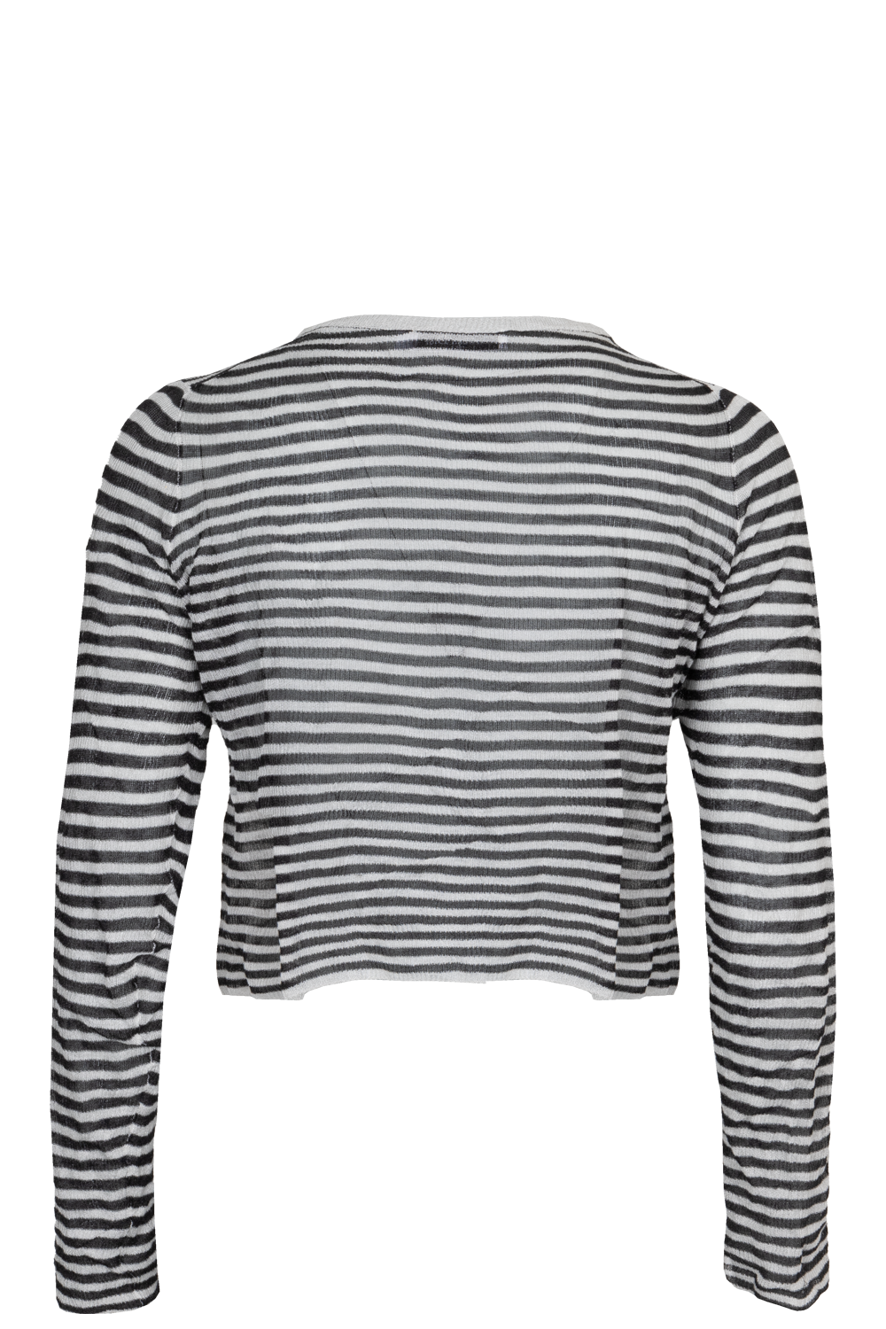 CHRISTIAN DIOR Top Striped Black White