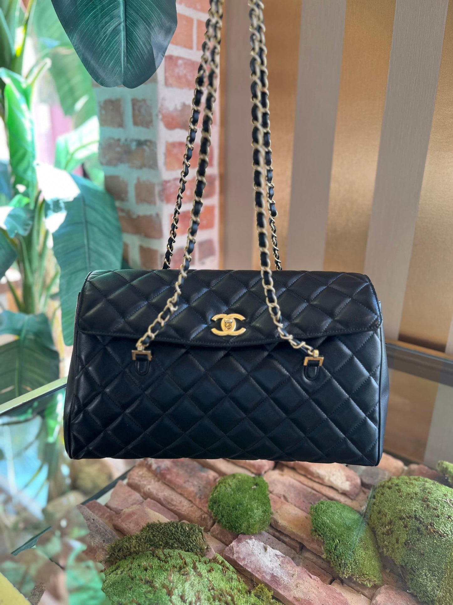 CHANEL Black Misia Camera Flap Bag ADI1157