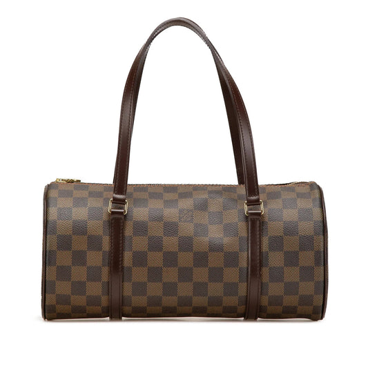Brown Louis Vuitton Damier Ebene Papillon 30 Handbag