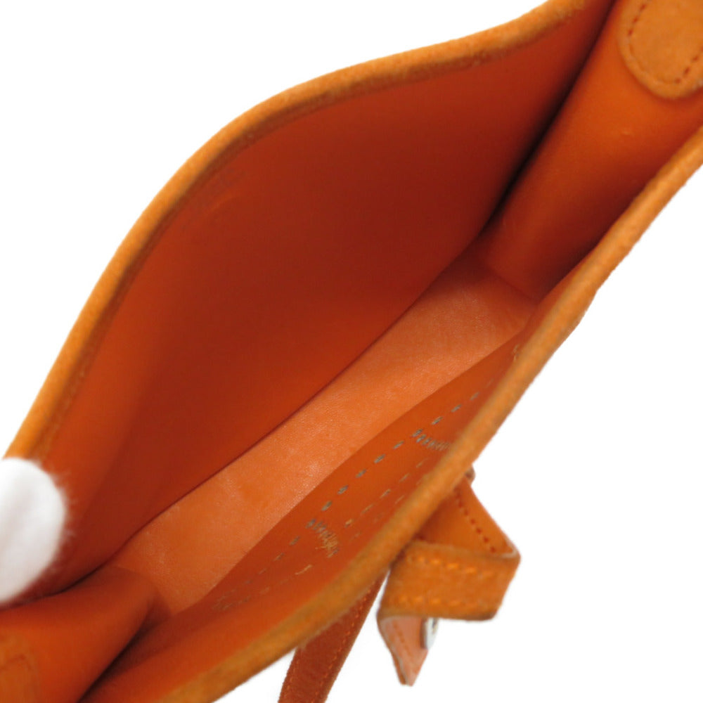 HERMES Shoulder Bag Doblis Orange Evelyn TPM Women  d