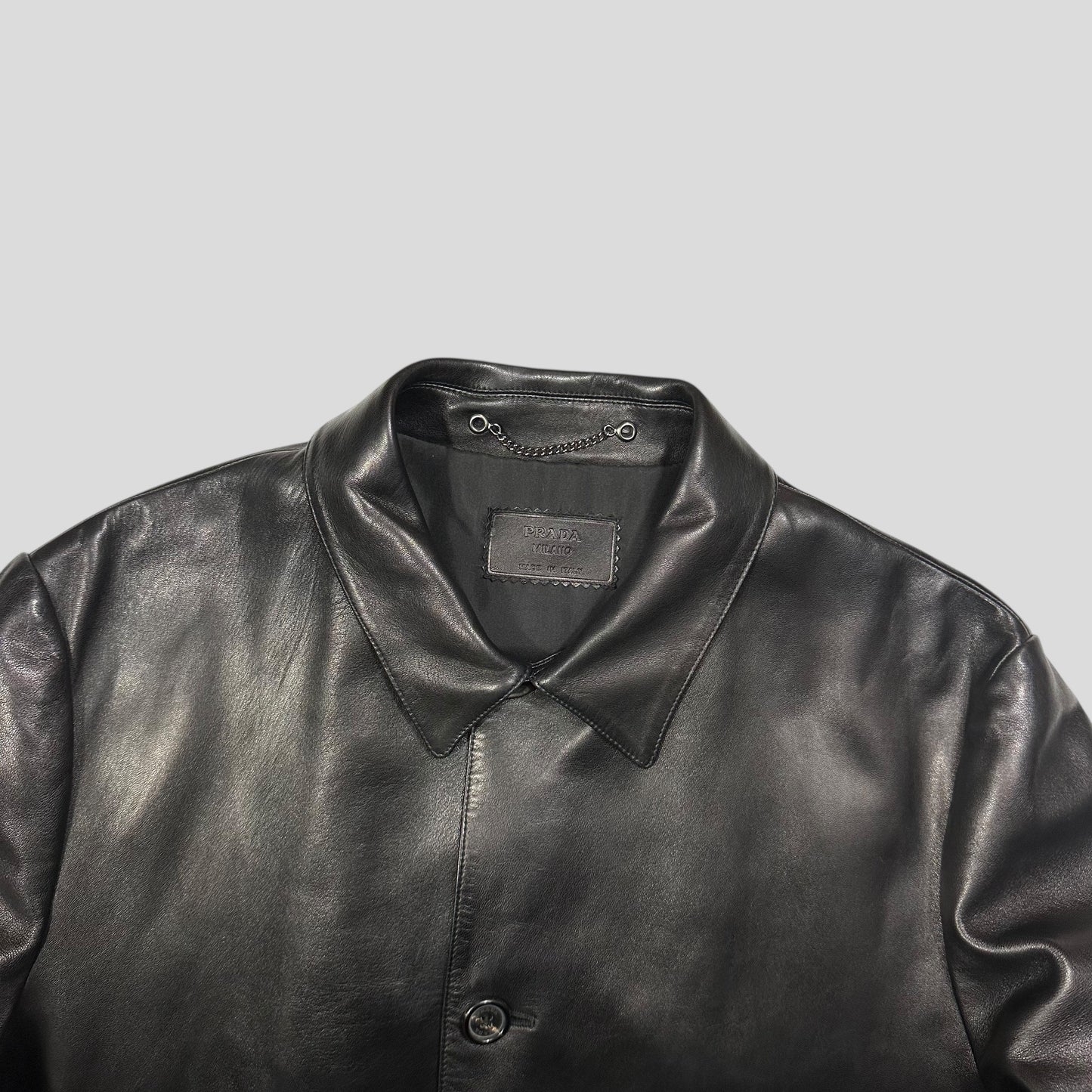 Prada Milano AW99 Calf Leather Padded Chore Jacket - IT52 (L)