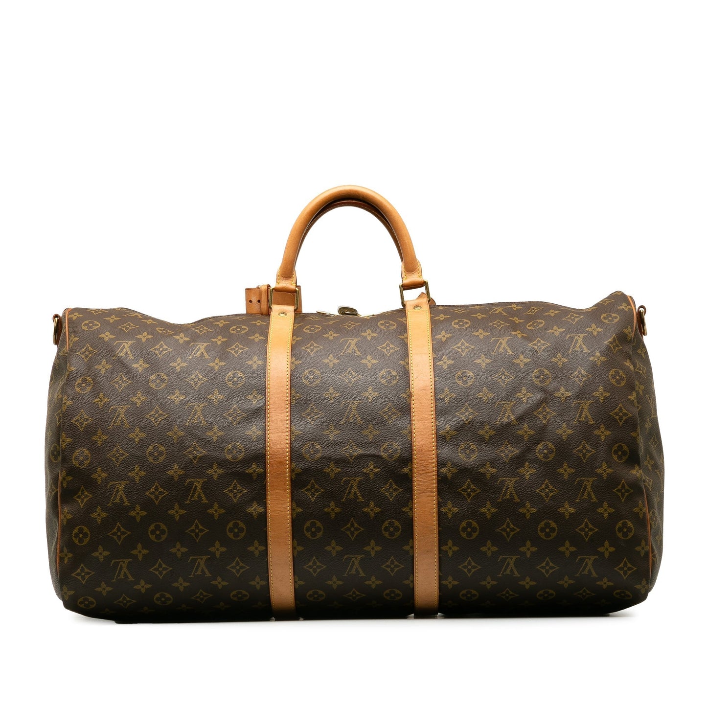 Brown Louis Vuitton Monogram Keepall Bandouliere 60 Travel Bag