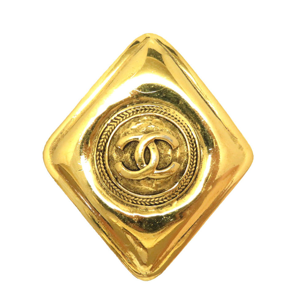 CHANEL Brooch metal gold COCO Mark   unisex(Unisex)