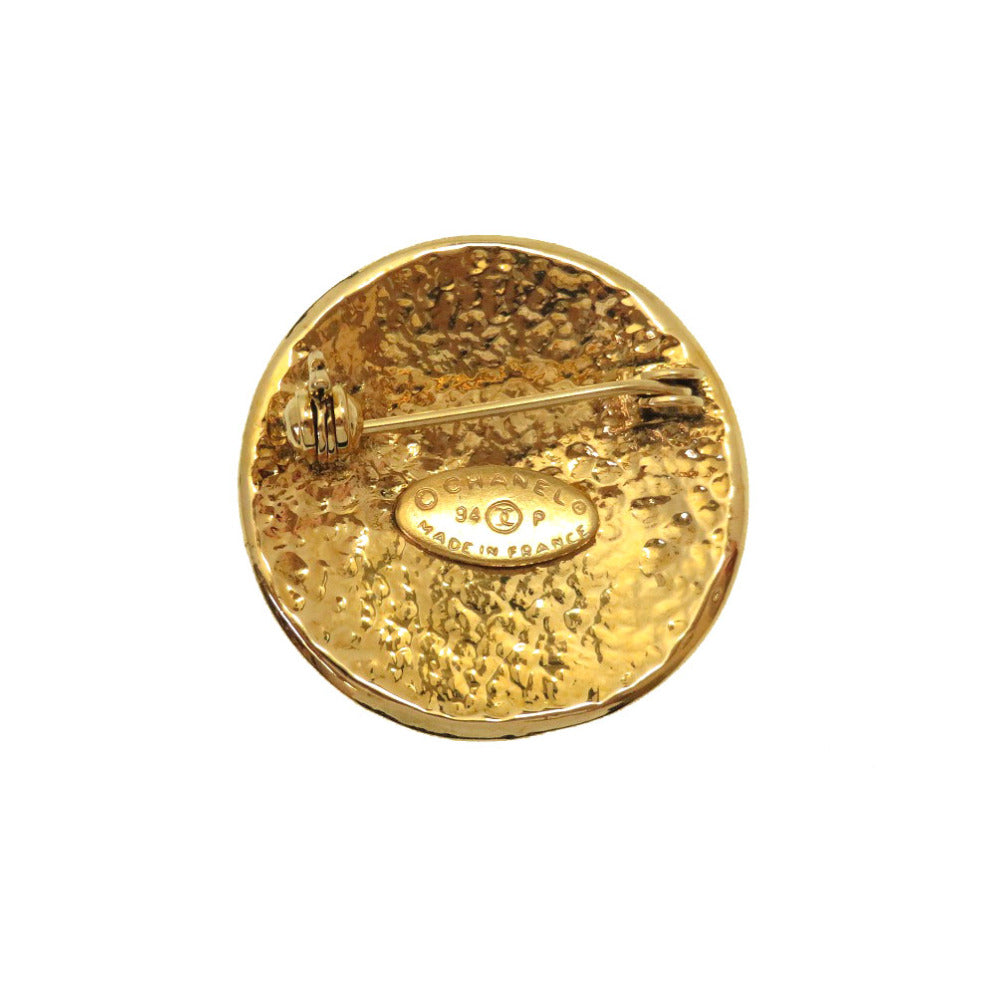 CHANEL Brooch metal gold COCO Mark   Women