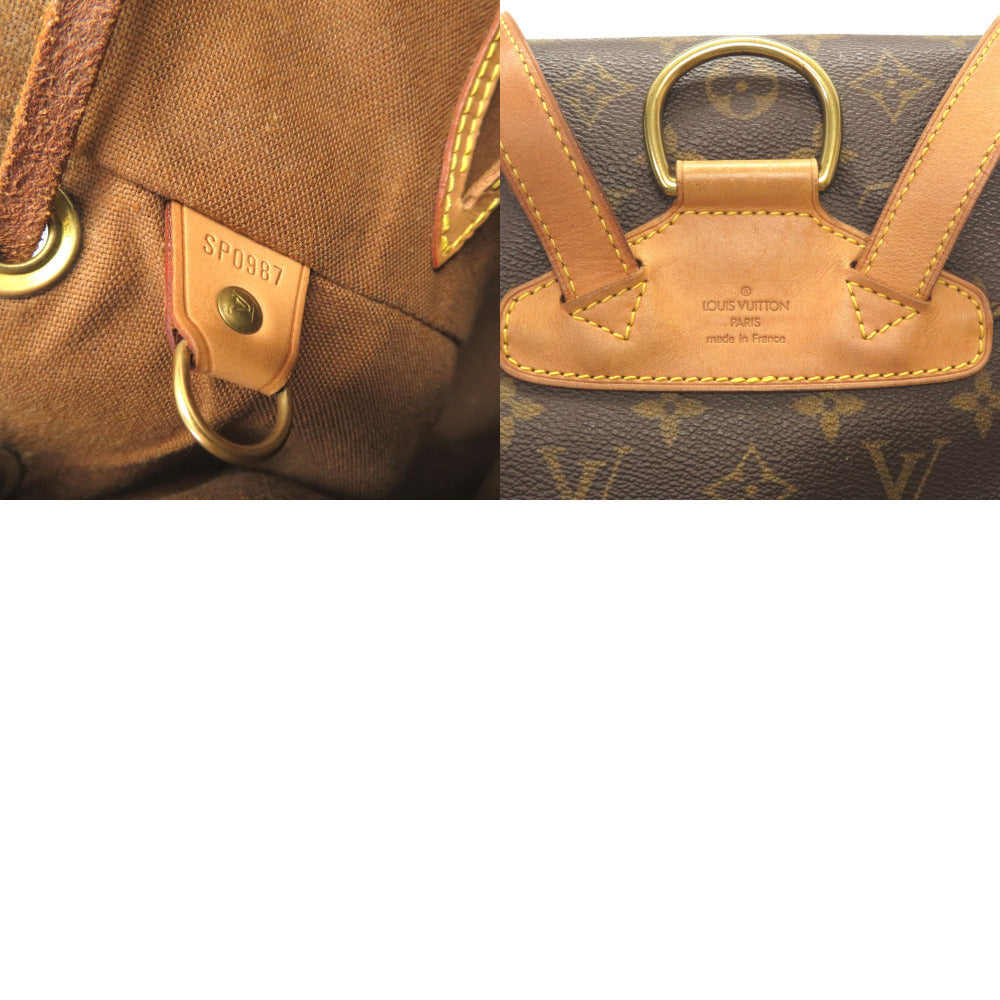 LOUIS VUITTON Backpack M51136 Monogram canvas Brown Monogram MontsourisMM Women  d