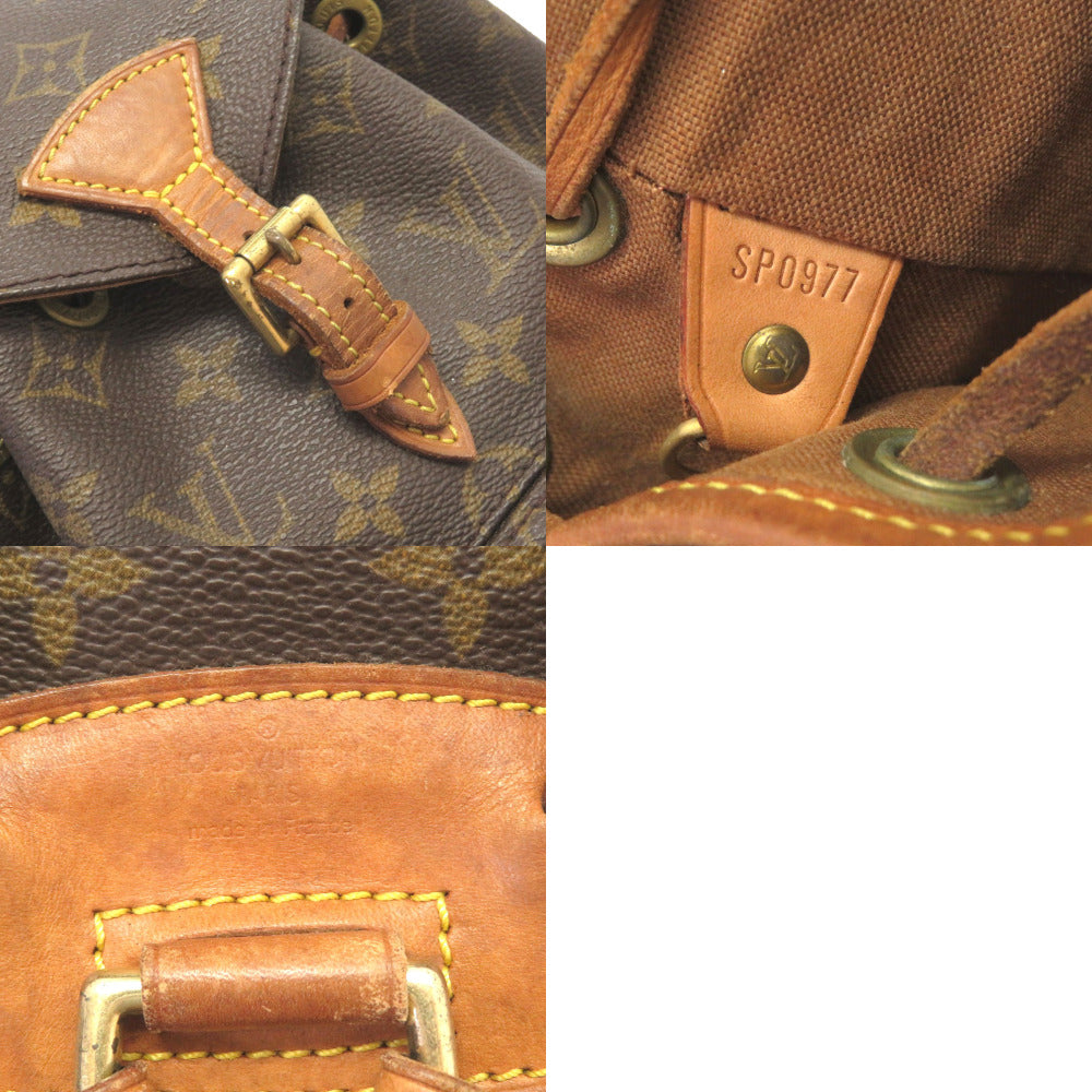 LOUIS VUITTON Backpack M51137 Monogram canvas Brown Monogram Mini Montsouris Women  d