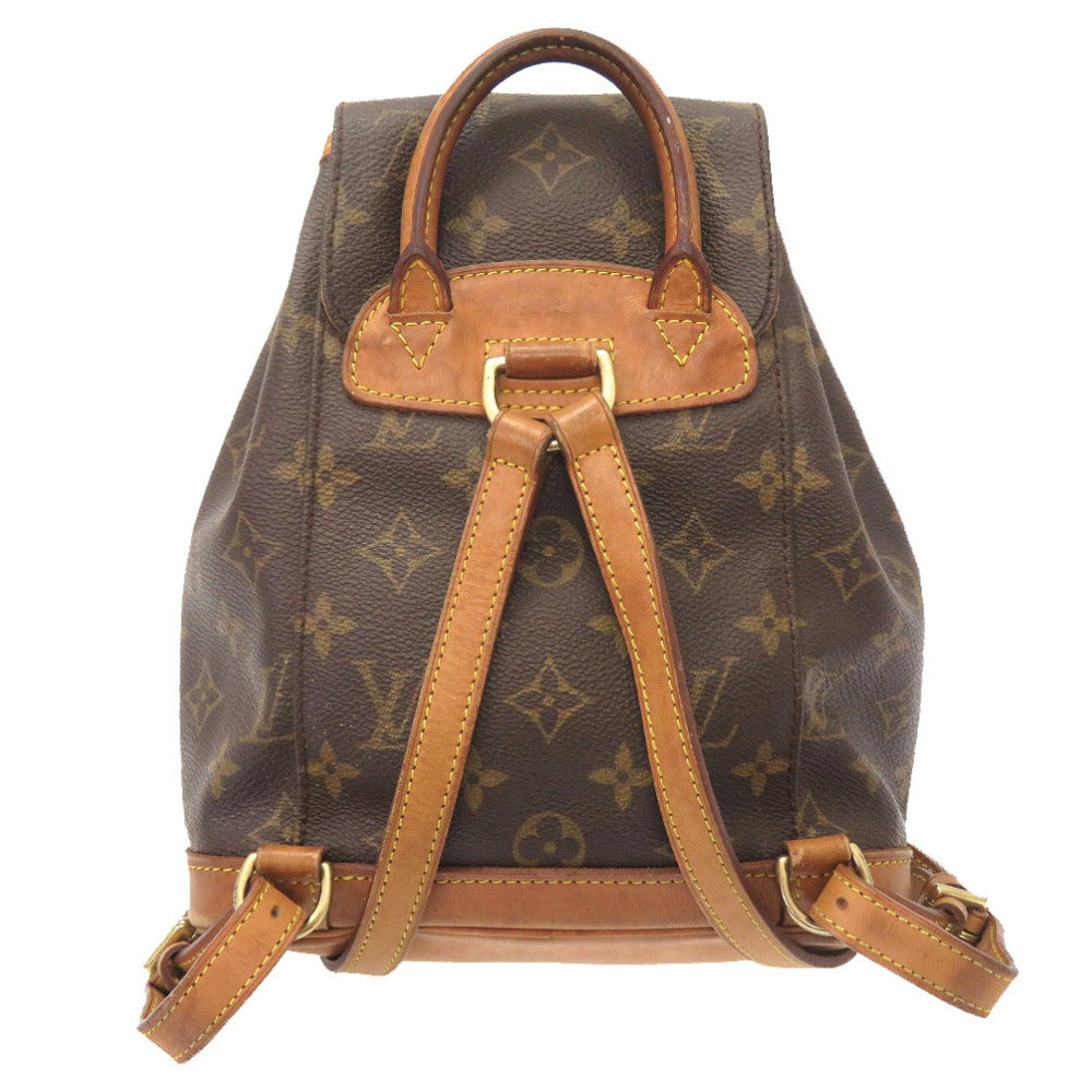 LOUIS VUITTON Backpack M51137 Monogram canvas Brown Monogram Mini Montsouris Women  d