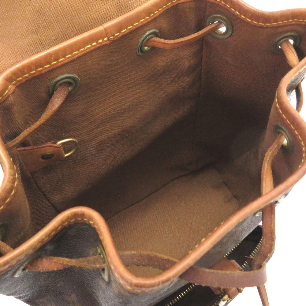 LOUIS VUITTON Backpack M51137 Monogram canvas Brown Monogram Mini Montsouris Women  d
