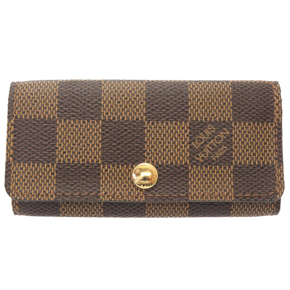 LOUIS VUITTON Key case Key holder  N62631 Damier canvas Brown Damier Multicles4 Women(Unisex)