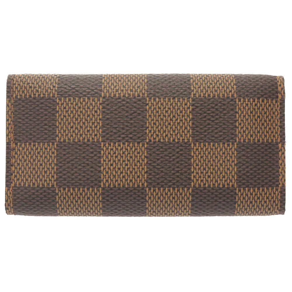 LOUIS VUITTON Key case Key holder  N62631 Damier canvas Brown Damier Multicles4 Women(Unisex)