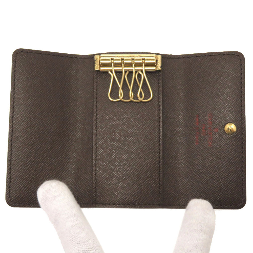 LOUIS VUITTON Key case Key holder  N62631 Damier canvas Brown Damier Multicles4 Women(Unisex)