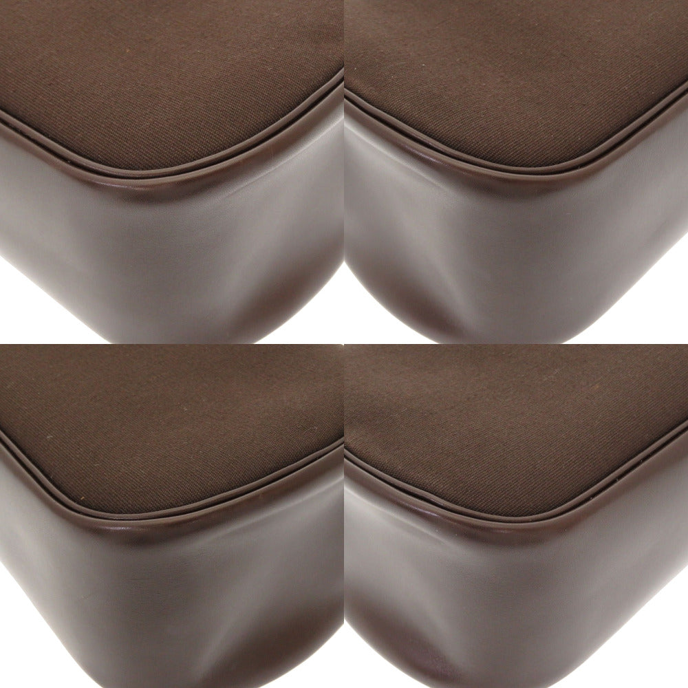 HERMES Shoulder Bag Towar Officier Brown rugby Women  d