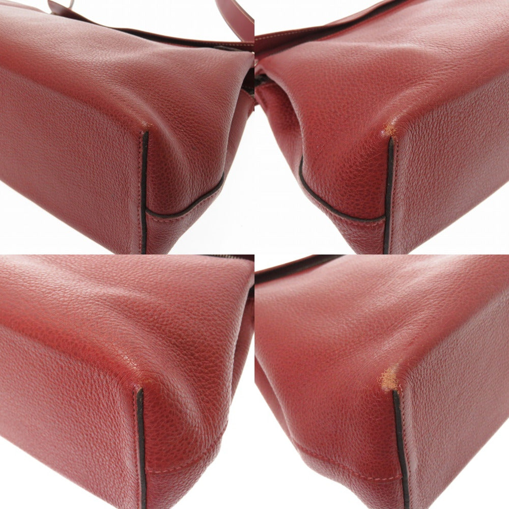 HERMES Shoulder Bag Buffle, Crinolan Rouge ash Yo bag Women  d