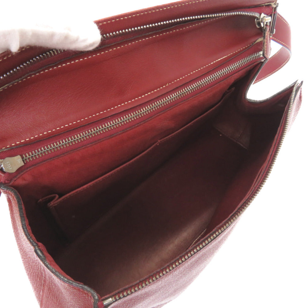 HERMES Shoulder Bag Buffle, Crinolan Rouge ash Yo bag Women  d