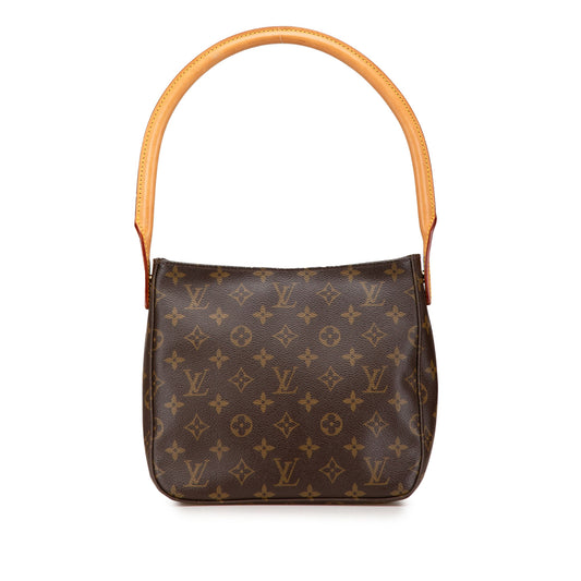 Brown Louis Vuitton Monogram Looping MM Shoulder Bag